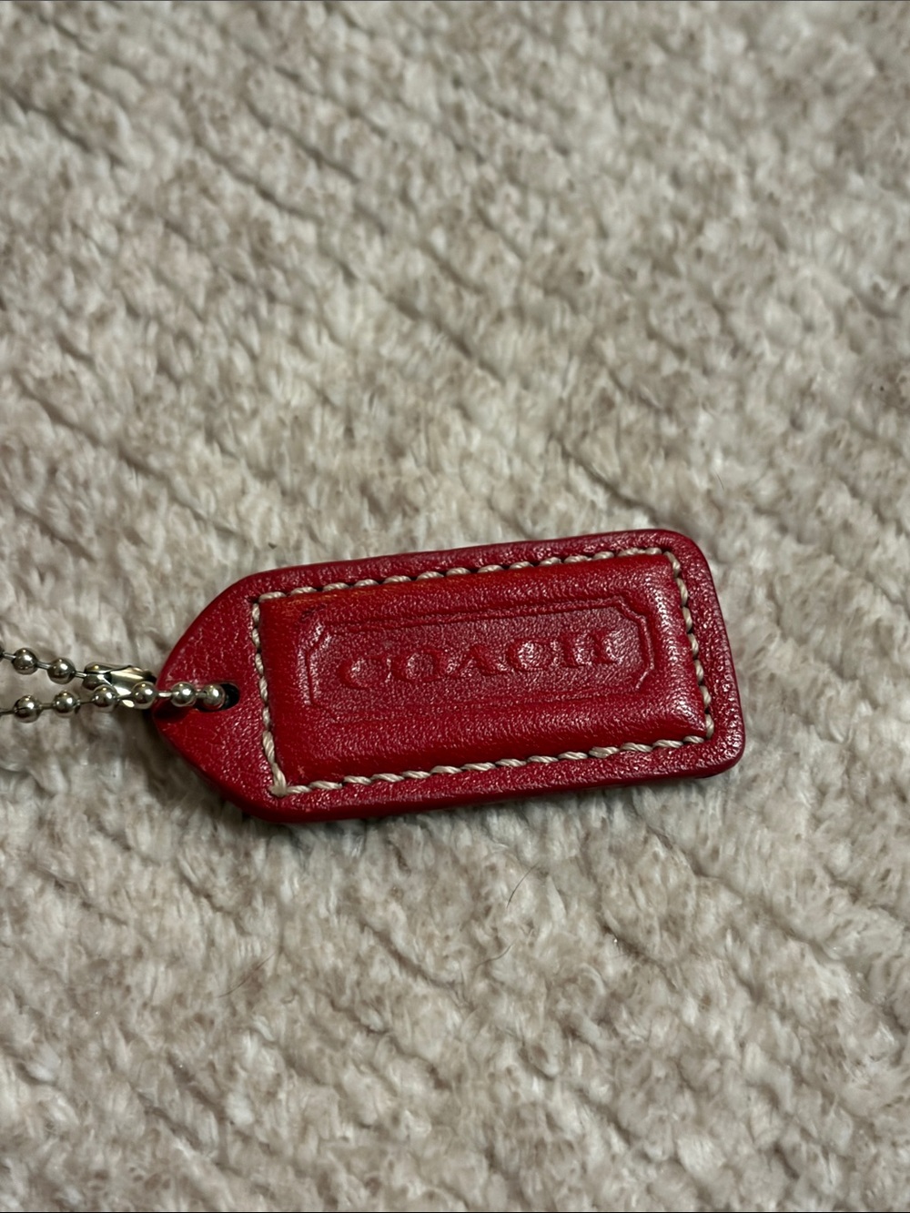 COACH Vintage Hampton Buckle Demi/Mini Bag Red Leather Very NICE! - Picture 3 of 10
